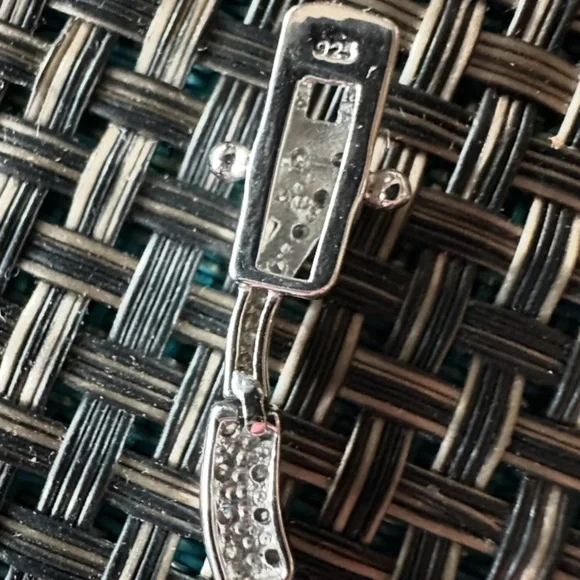 Natural Diamond Sterling Bracelet - Picture 12 of 13